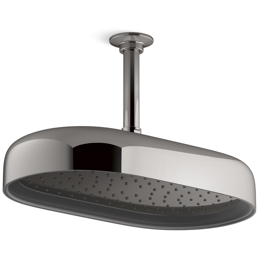 Statement Oblong 14" Single Function 2.5 GPM Rainhead with MasterClean Sprayface and Katalyst Air-Induction Technology