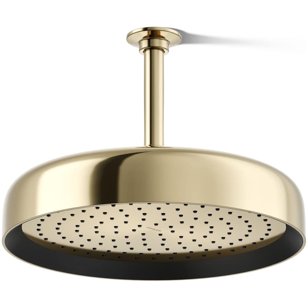 Statement Round 12" Single Function 2.5 GPM Rainhead with MasterClean Sprayface and Katalyst Air-Induction Technology