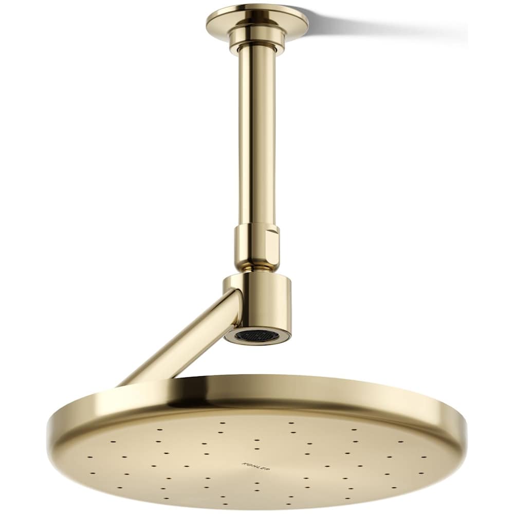 Statement Round 8-7/8" Open Rain Iconic Single Function 1.75 GPM Rainhead with Gravity-Delivered Full Coverage Rain Spray