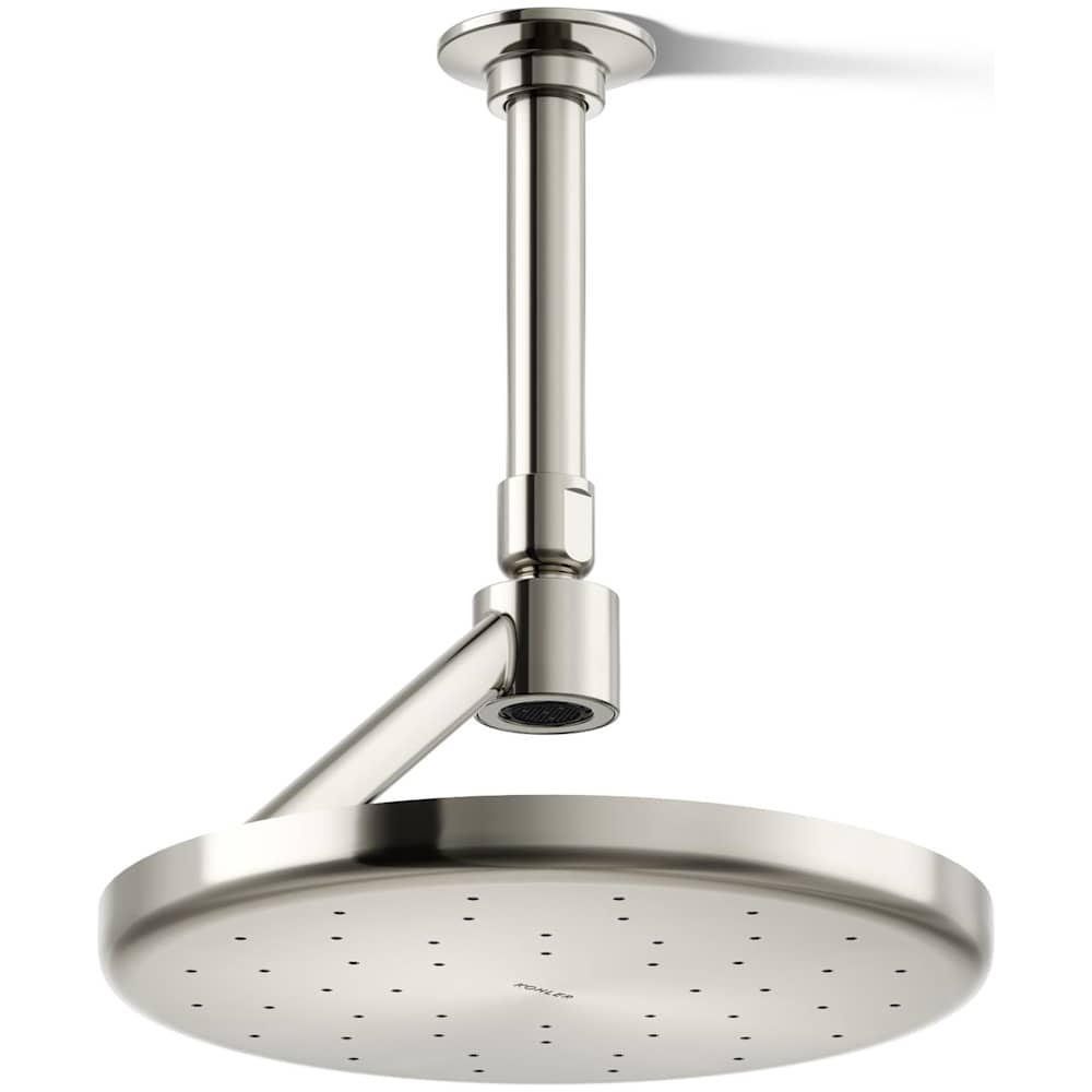 Statement Round 8-7/8" Open Rain Iconic Single Function 1.75 GPM Rainhead with Gravity-Delivered Full Coverage Rain Spray