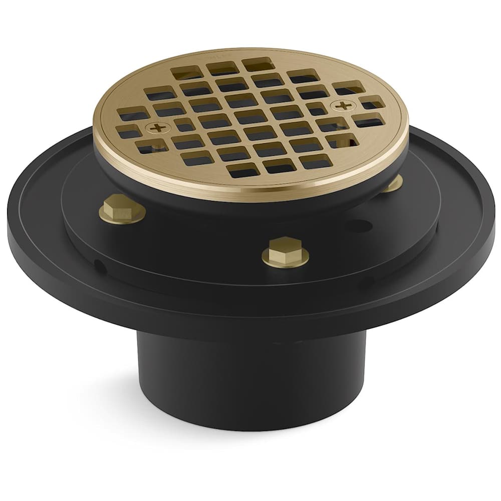 Clearflo Round Brass Tile-in Shower Drain