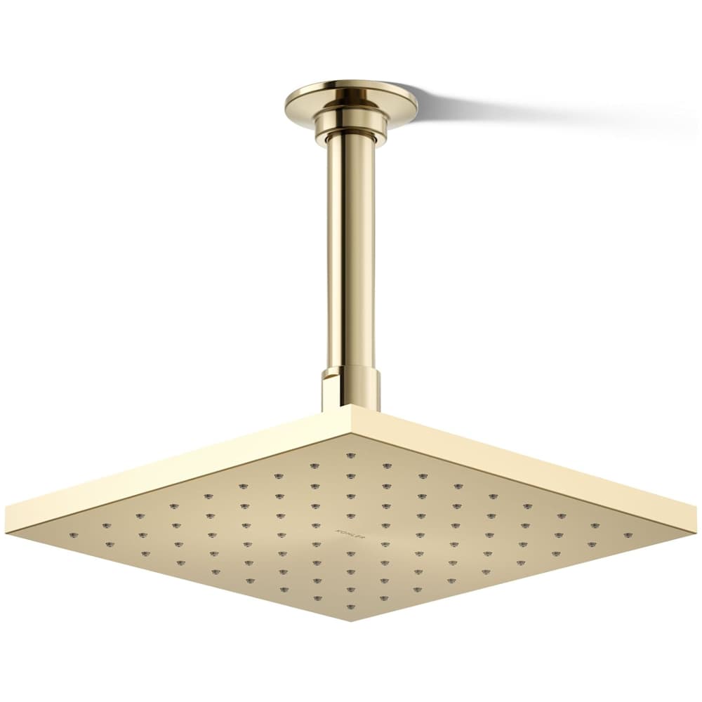 Contemporary Square 8" Single Function 2.5 GPM Rainhead with MasterClean Sprayface and Katalyst Air-Induction Technology