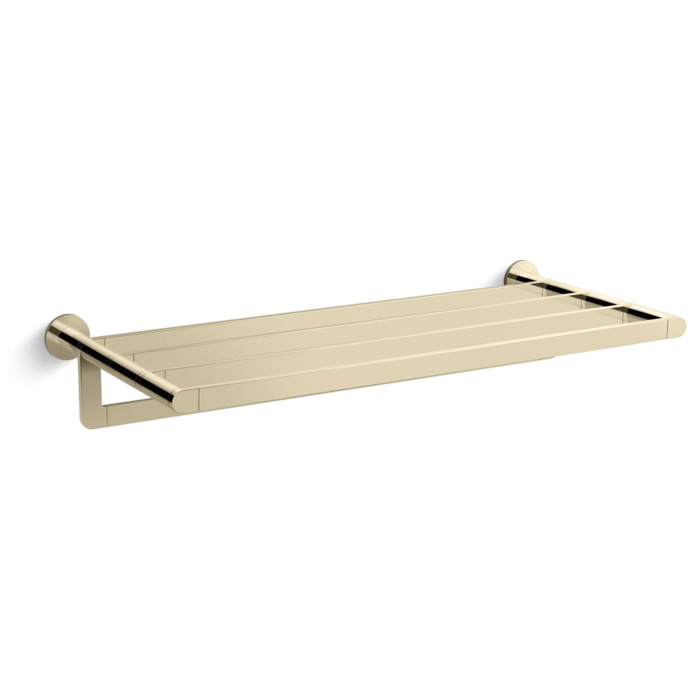 Composed 24" Brass Towel Rack