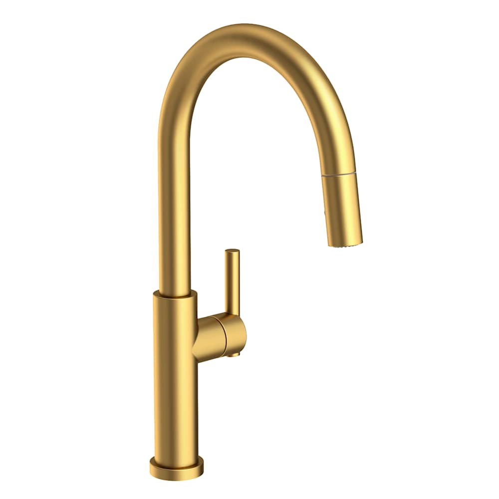 East Linear 1.8 GPM Single Hole Pull Down Kitchen Faucet