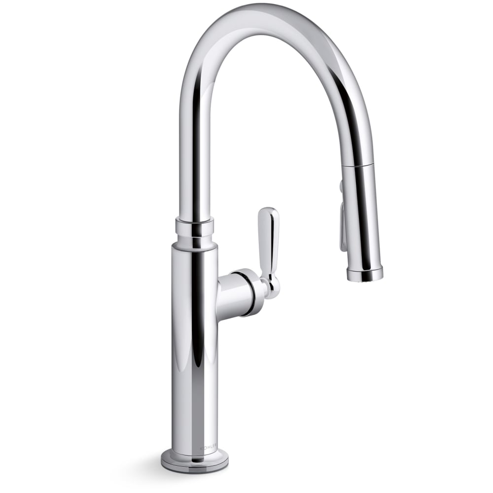Edalyn by Studio McGee 1.5 GPM Single Hole Pull Down Kitchen Faucet with Boost Spray, DockNetik, ProMotion, and MasterClean Technologies