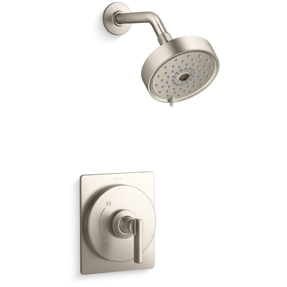 Castia by Studio McGee Shower Only Trim Package with 1.75 GPM Single Function Shower Head with MasterClean Sprayface