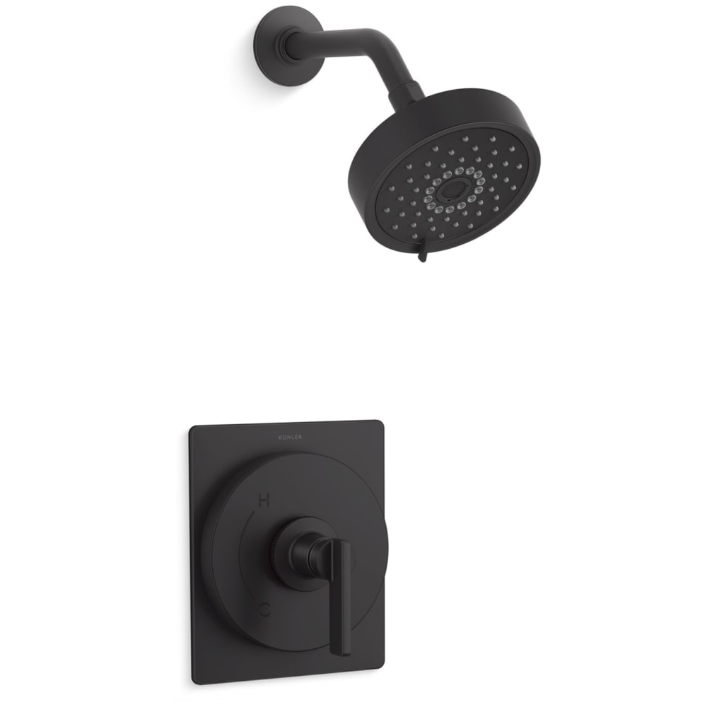 Castia by Studio McGee Shower Only Trim Package with 2.5 GPM Multi Function Shower Head with MasterClean Sprayface