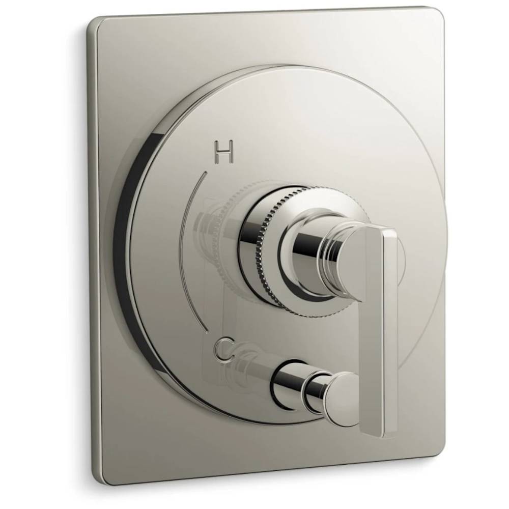 Castia by Studio McGee Two Function Pressure Balanced Valve Trim Only with Single Lever Handle and Integrated Diverter - Less Rough In