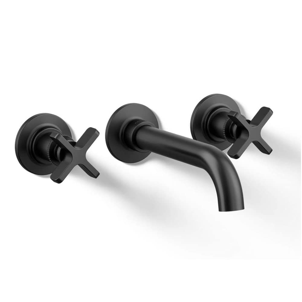 Castia by Studio McGee 1.2 GPM Wall Mounted Widespread Bathroom Faucet