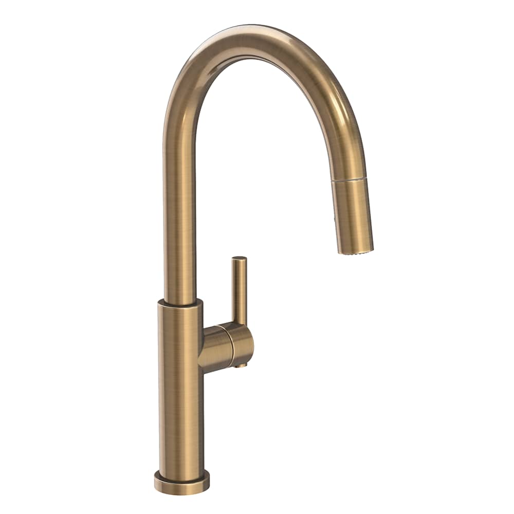 East Linear 1.8 GPM Single Hole Pull Down Kitchen Faucet