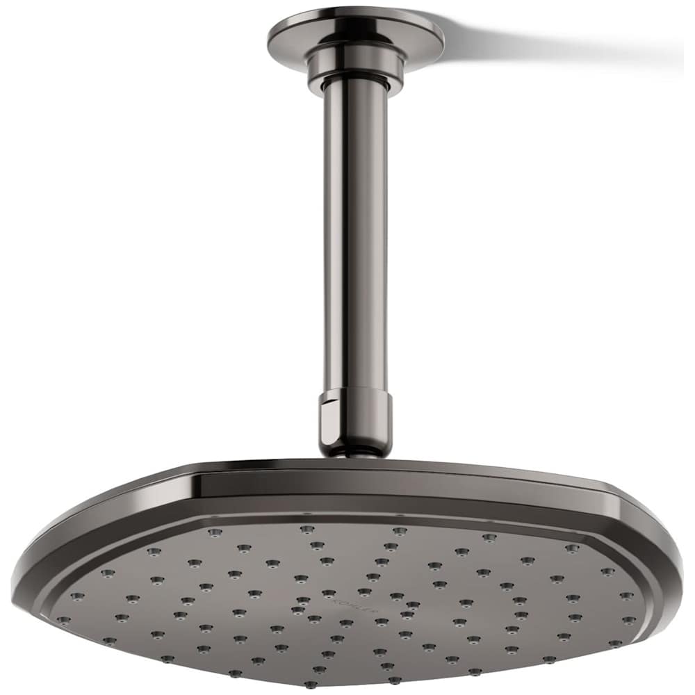 Occasion 1.75 GPM Single Function Rain Shower Head with Katalyst Air-Induction Technology