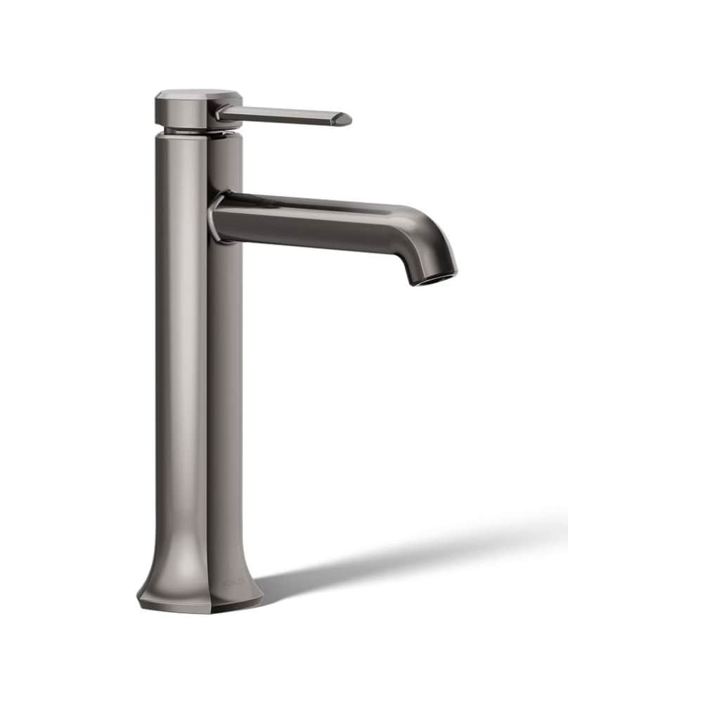 Occasion 1 GPM Vessel Single Hole Bathroom Faucet with Touch-Activated Drain