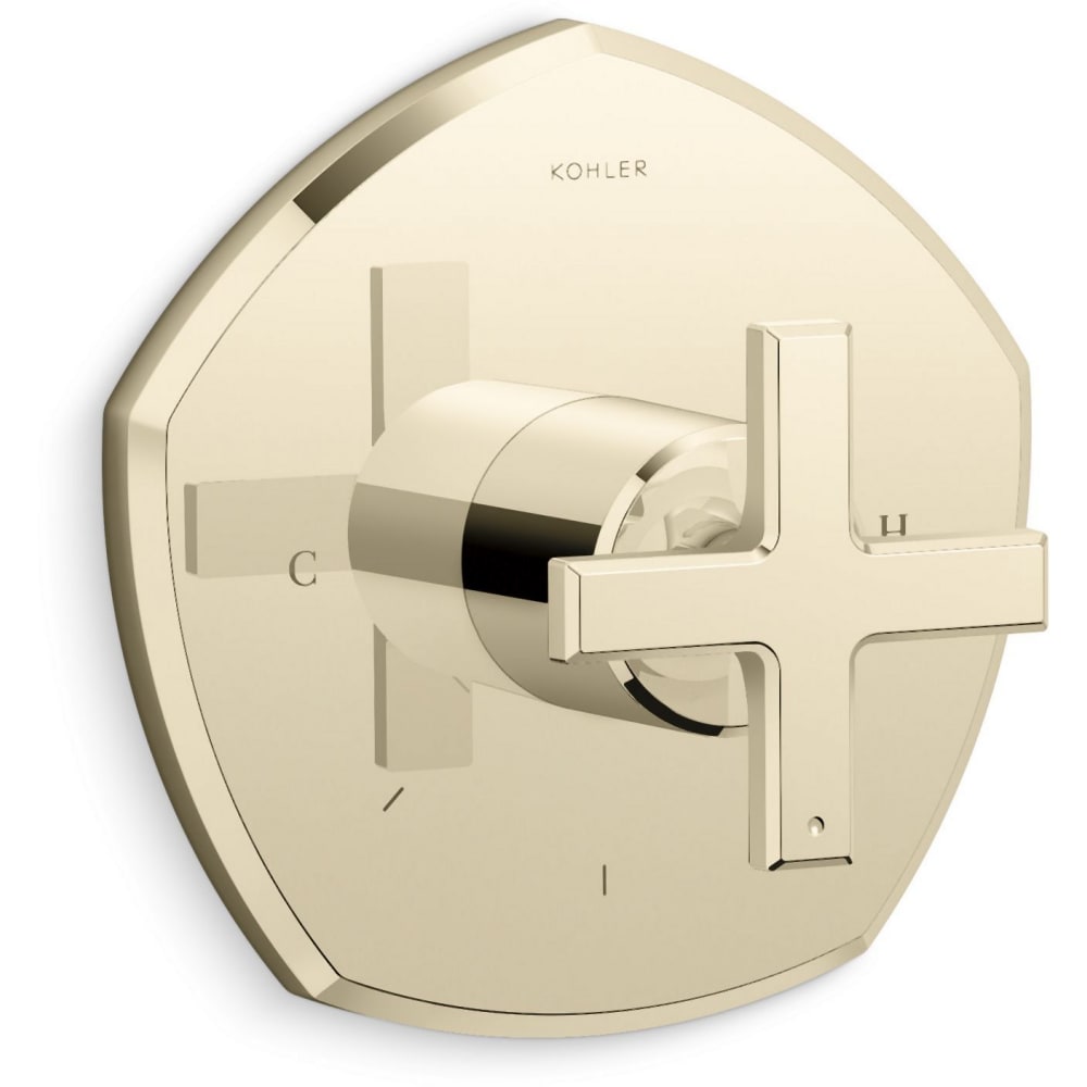 Occasion Thermostatic Valve Trim Only with Single Cross Handle - Less Rough In