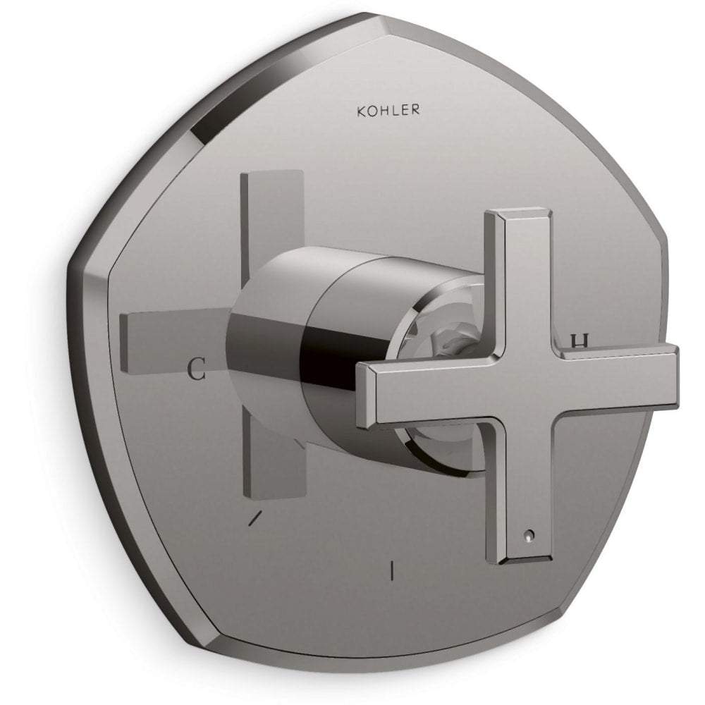 Occasion Thermostatic Valve Trim Only with Single Cross Handle - Less Rough In