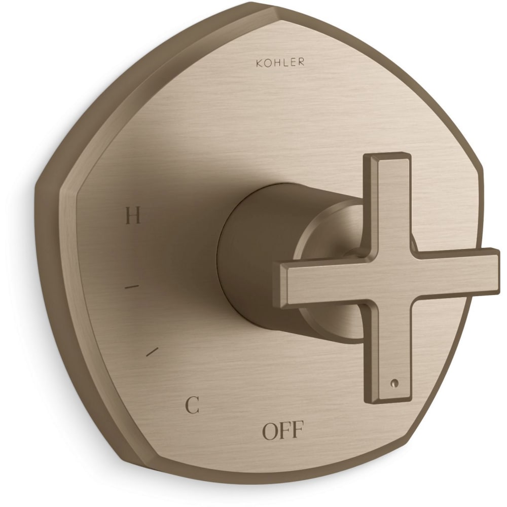 Occasion Pressure Balanced Valve Trim Only with Single Cross Handle - Less Rough In