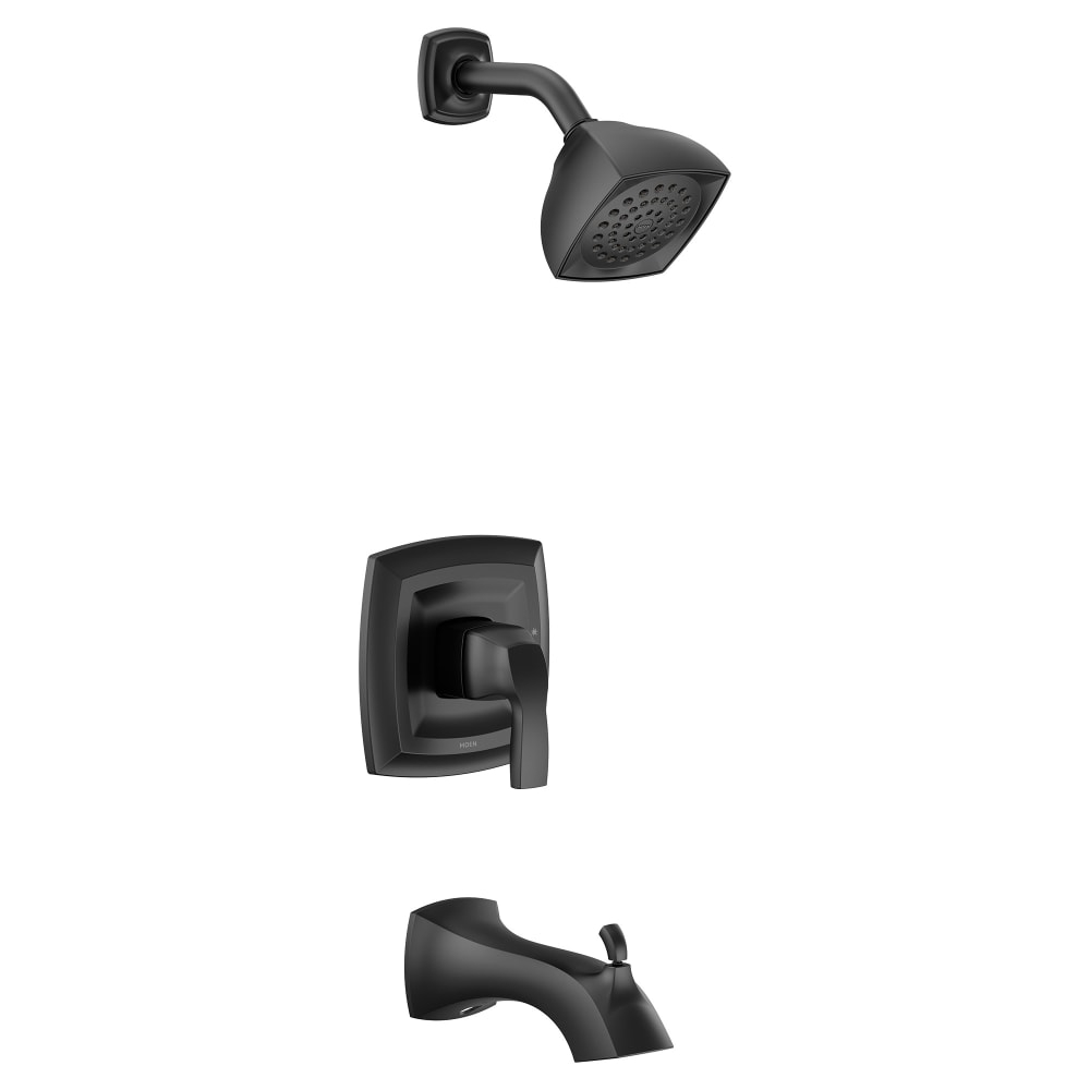 Moen Cia Tub and Shower Trim Package with 1.75 GPM Single Function Shower Head Brushed Gold