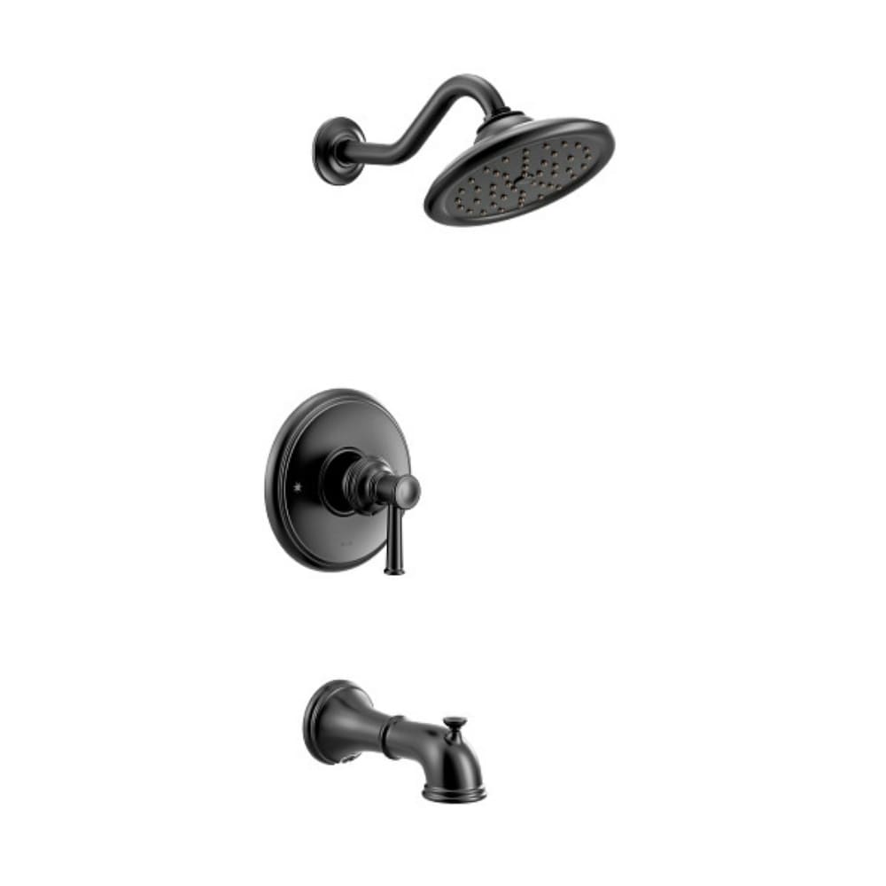 Moen Glyde Single Function Pressure Balanced Valve Trim Only with Single Lever Handle and Integrated Diverter - Less Rough In Bronzed Gold