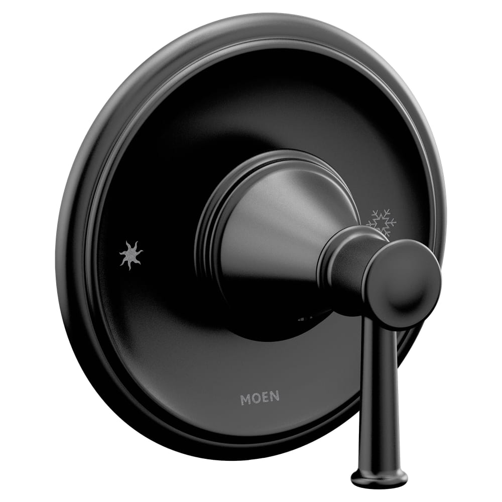 Moen Sleek 1.5 GPM Single Hole Pull Down Kitchen Faucet - Includes Escutcheon Black Stainless Steel