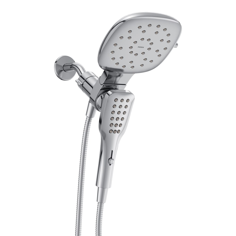 Moen Verso 1.75 GPM Multi Function Shower Head with Hand Shower, Infiniti™ Dial, and Magnetix® Technology Chrome