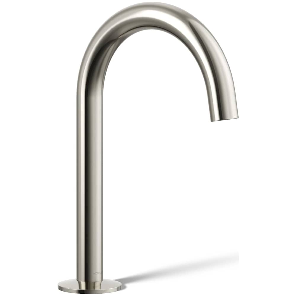 Components 1.2 GPM Widespread Bathroom Faucet with Drain Assembly and Tube Design Spout - Less Handles