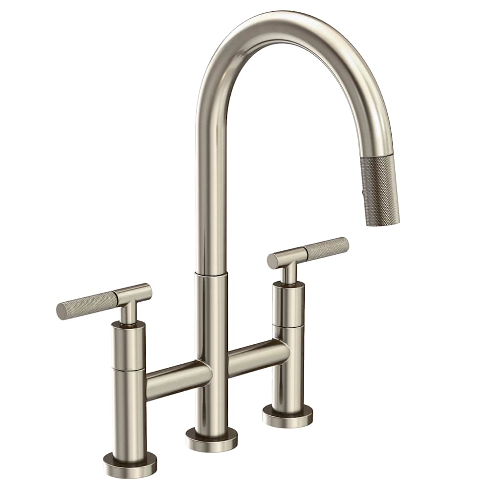 Muncy 1.8 GPM Widespread Bridge Pull Down Kitchen Faucet