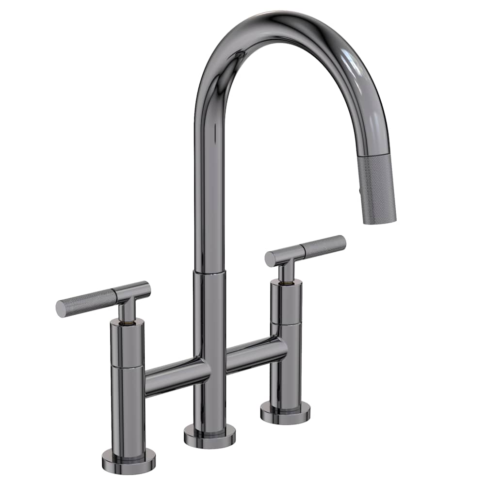 Muncy 1.8 GPM Widespread Bridge Pull Down Kitchen Faucet