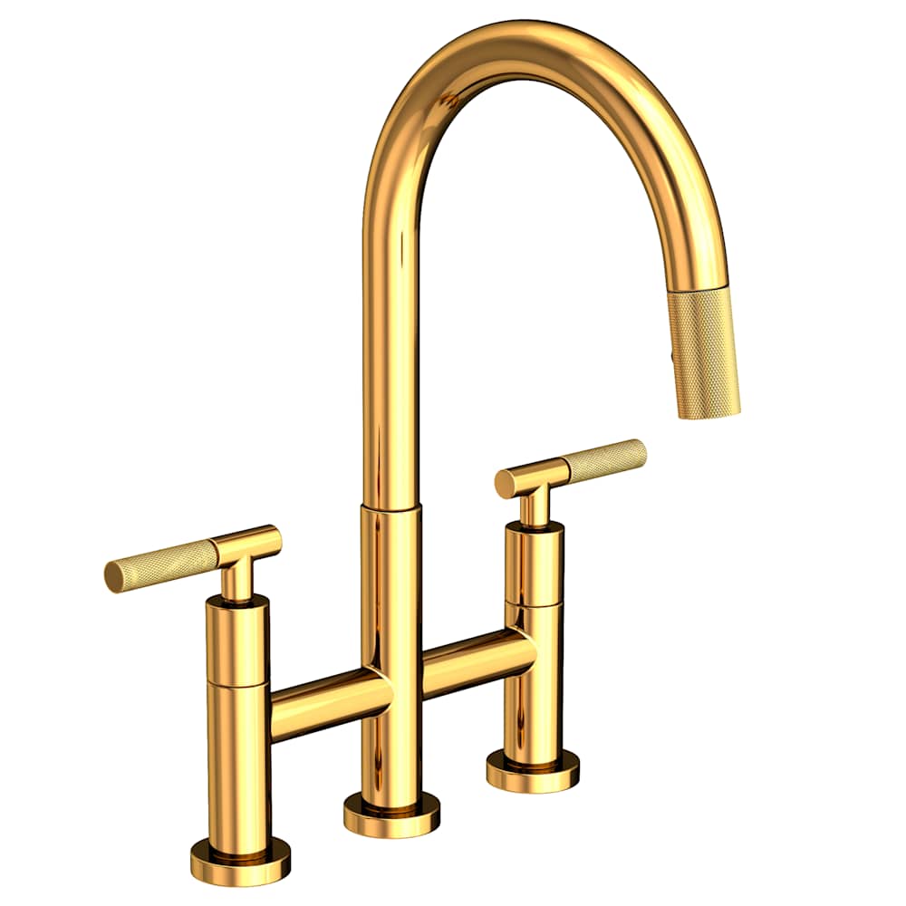 Muncy 1.8 GPM Widespread Bridge Pull Down Kitchen Faucet