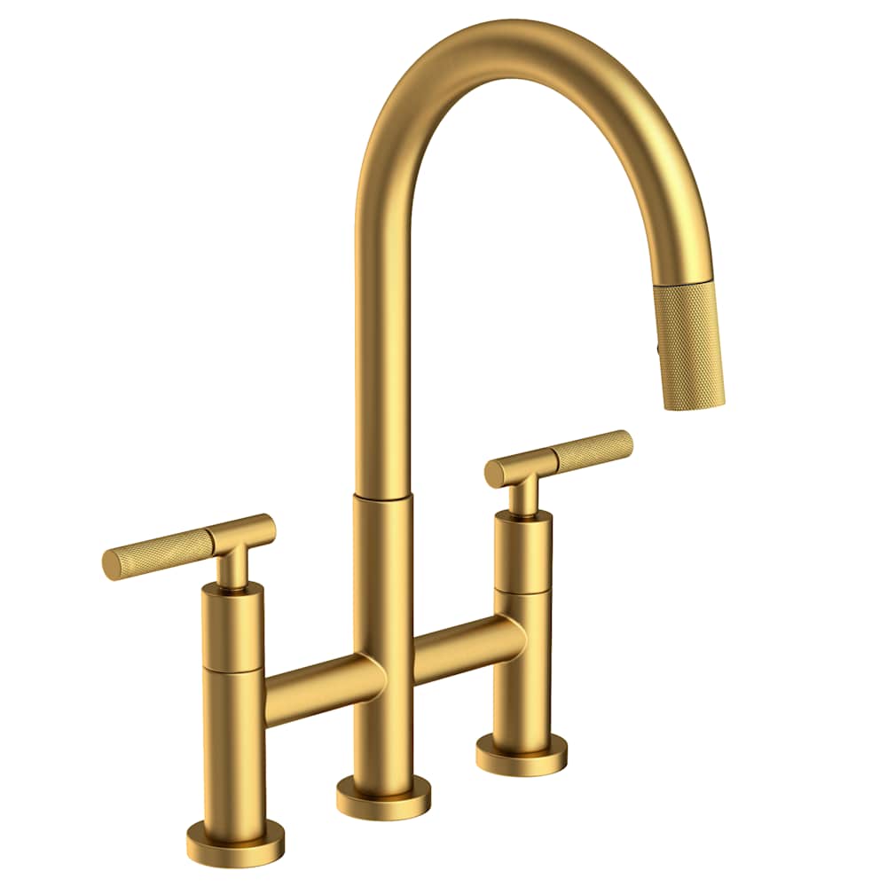 Muncy 1.8 GPM Widespread Bridge Pull Down Kitchen Faucet