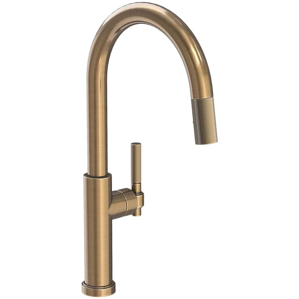 Muncy 1.8 GPM Single Hole Pull Down Kitchen Faucet with Arced Spout