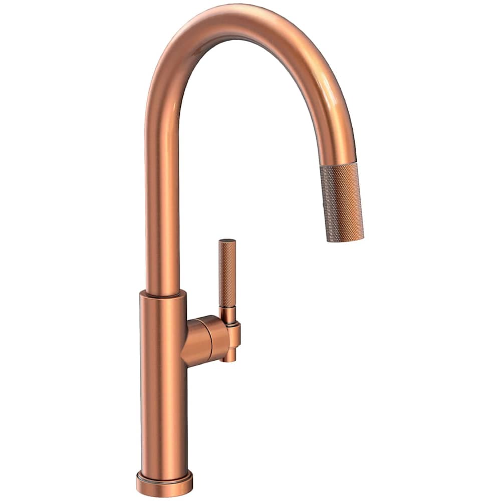 Muncy 1.8 GPM Single Hole Pull Down Kitchen Faucet with Arced Spout