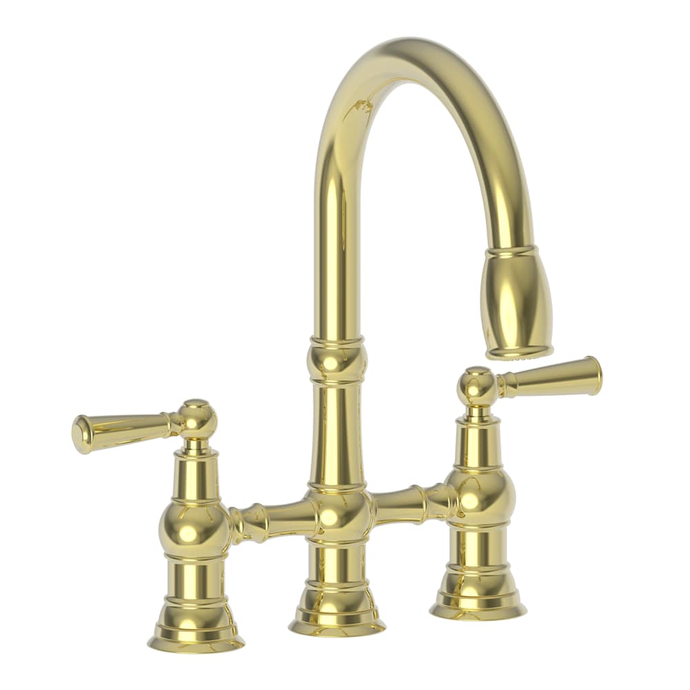 Jacobean 1.8 GPM Widespread Bridge Pull Down Kitchen Faucet