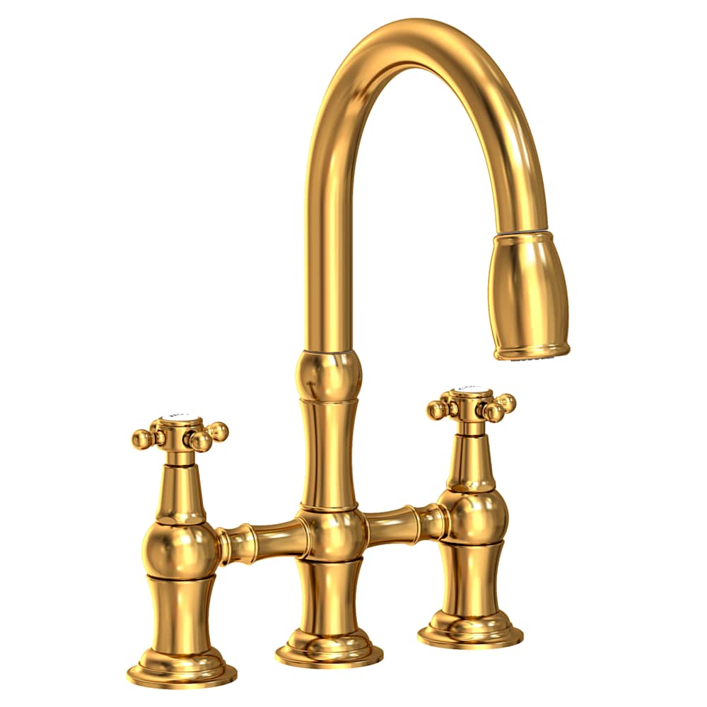 Chesterfield 1.8 GPM Widespread Bridge Pull Down Kitchen Faucet