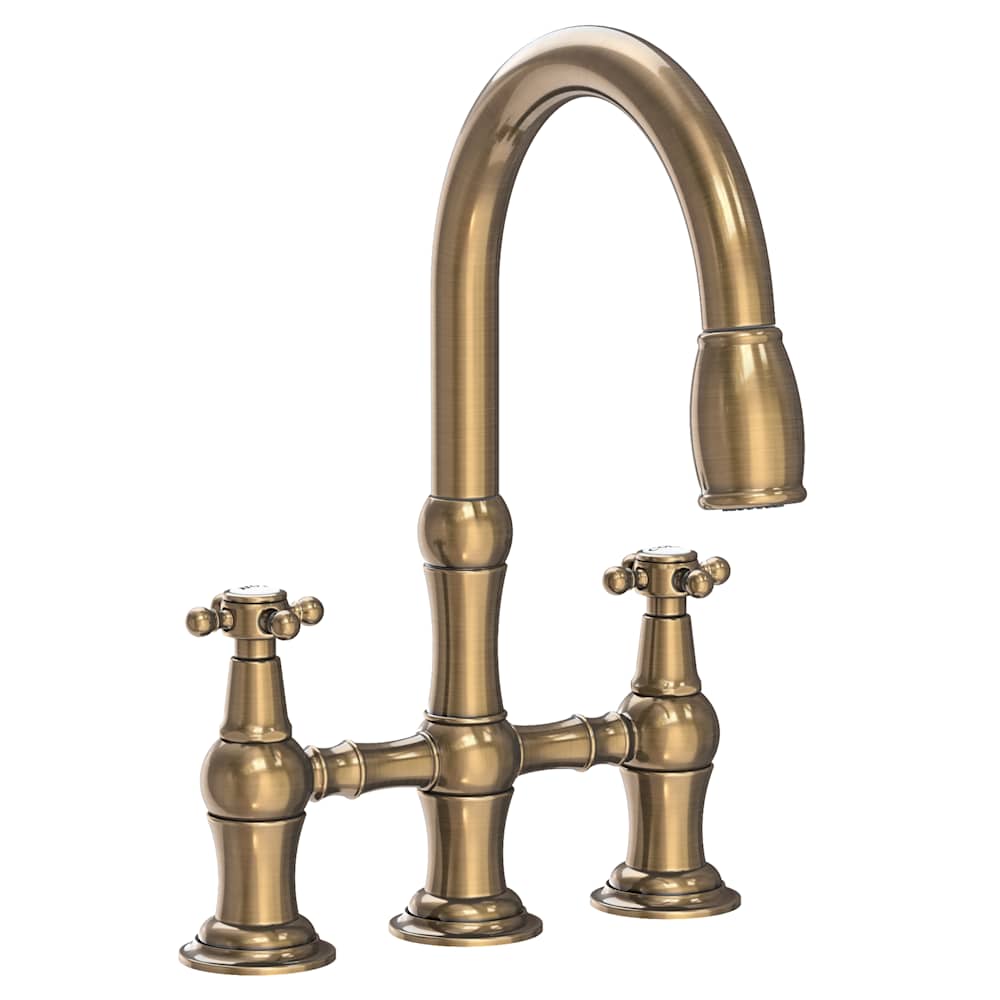 Chesterfield 1.8 GPM Widespread Bridge Pull Down Kitchen Faucet