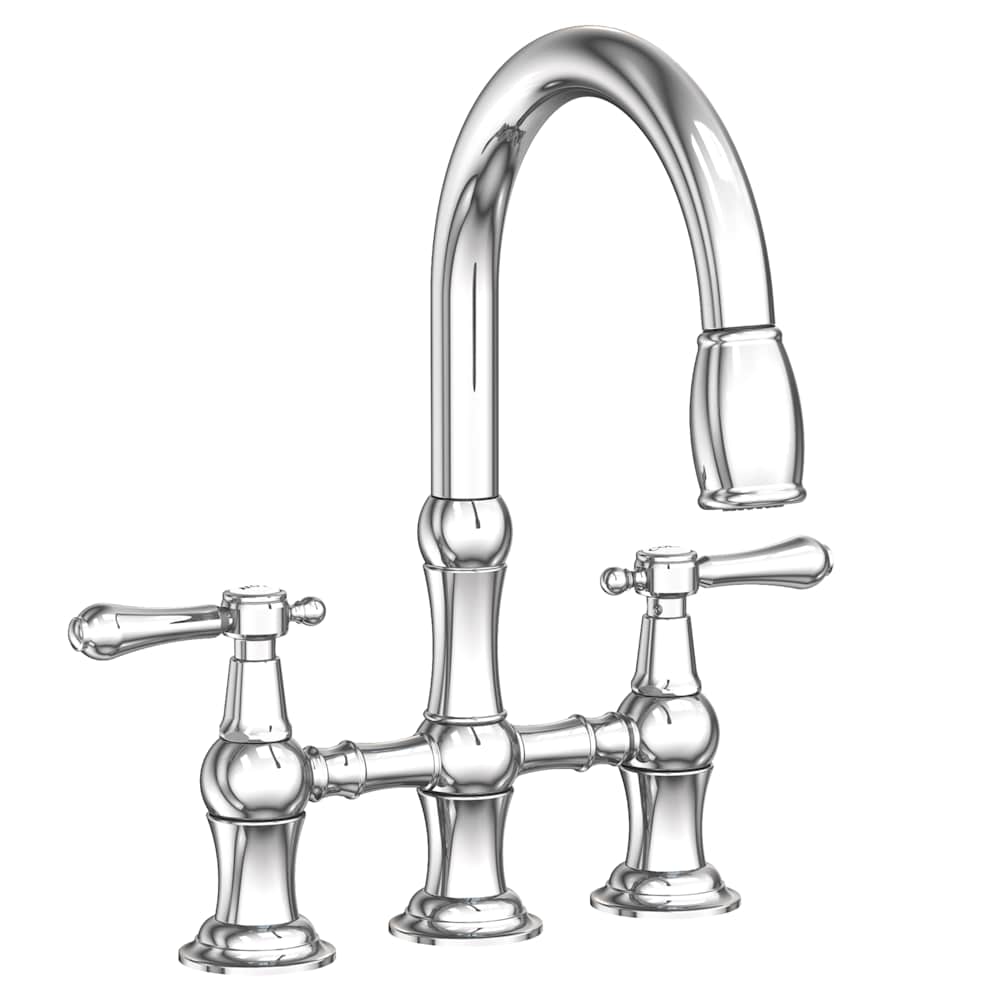 Chesterfield 1.8 GPM Widespread Bridge Pull Down Kitchen Faucet