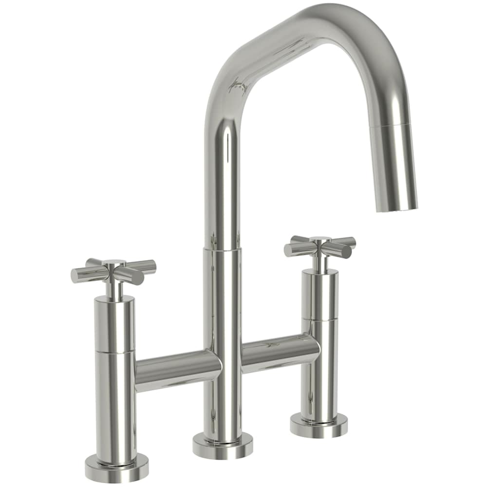 East Square 1.8 GPM Widespread Bridge Pull Down Kitchen Faucet