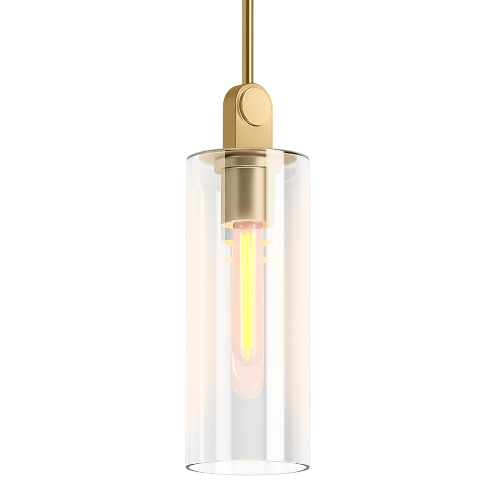Crue 5" Wide Mini Pendant with Clear Glass Shade