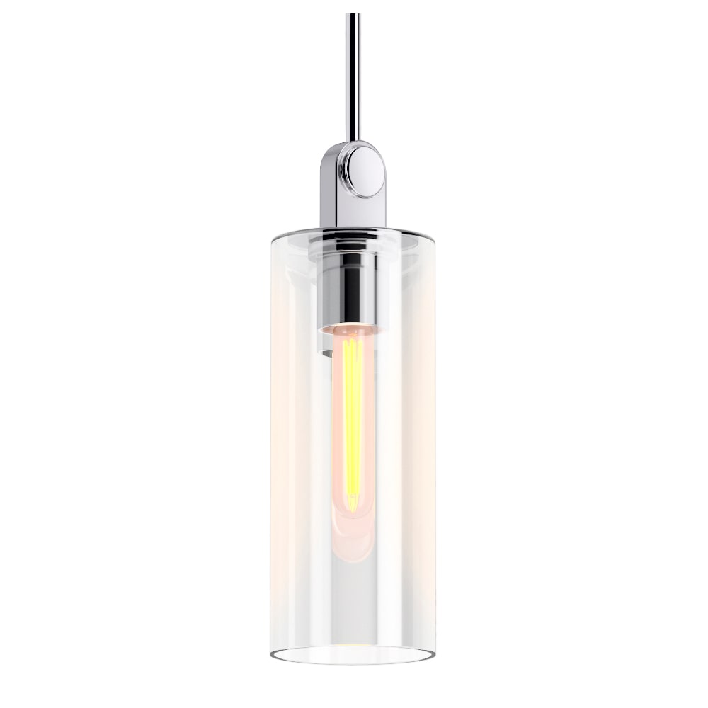 Crue 5" Wide Mini Pendant with Clear Glass Shade