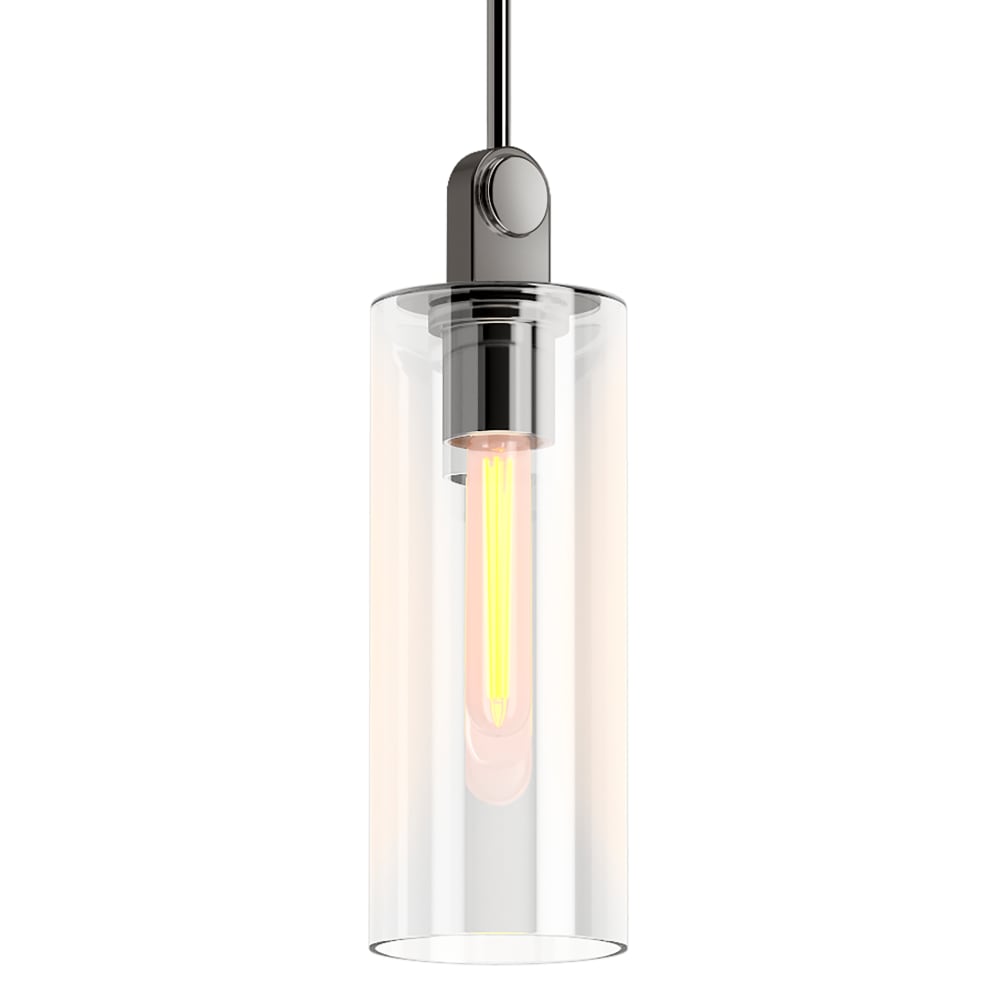 Crue 5" Wide Mini Pendant with Clear Glass Shade
