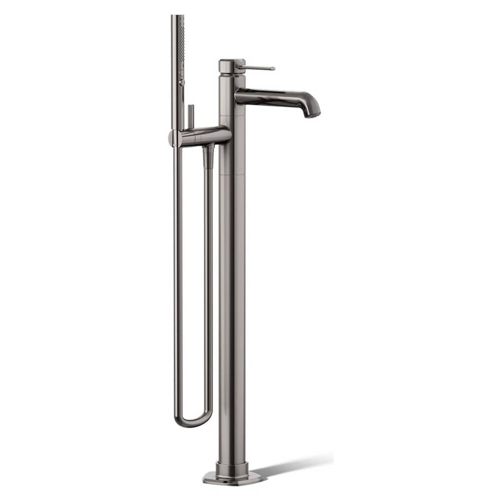 Occasion Floor-Mount Bath Filler Trim with Handshower