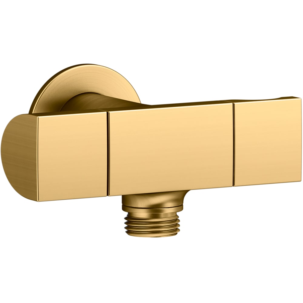 Exhale Wall Supply Elbow with Bracket and Volume Control