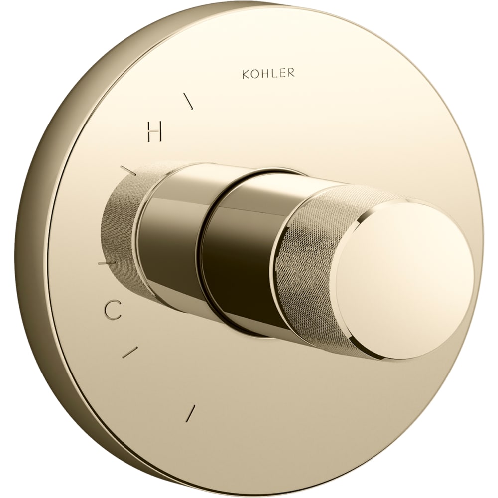 Components Single Function Pressure Balanced Valve Trim Only with Single Knob Handle - Less Rough In
