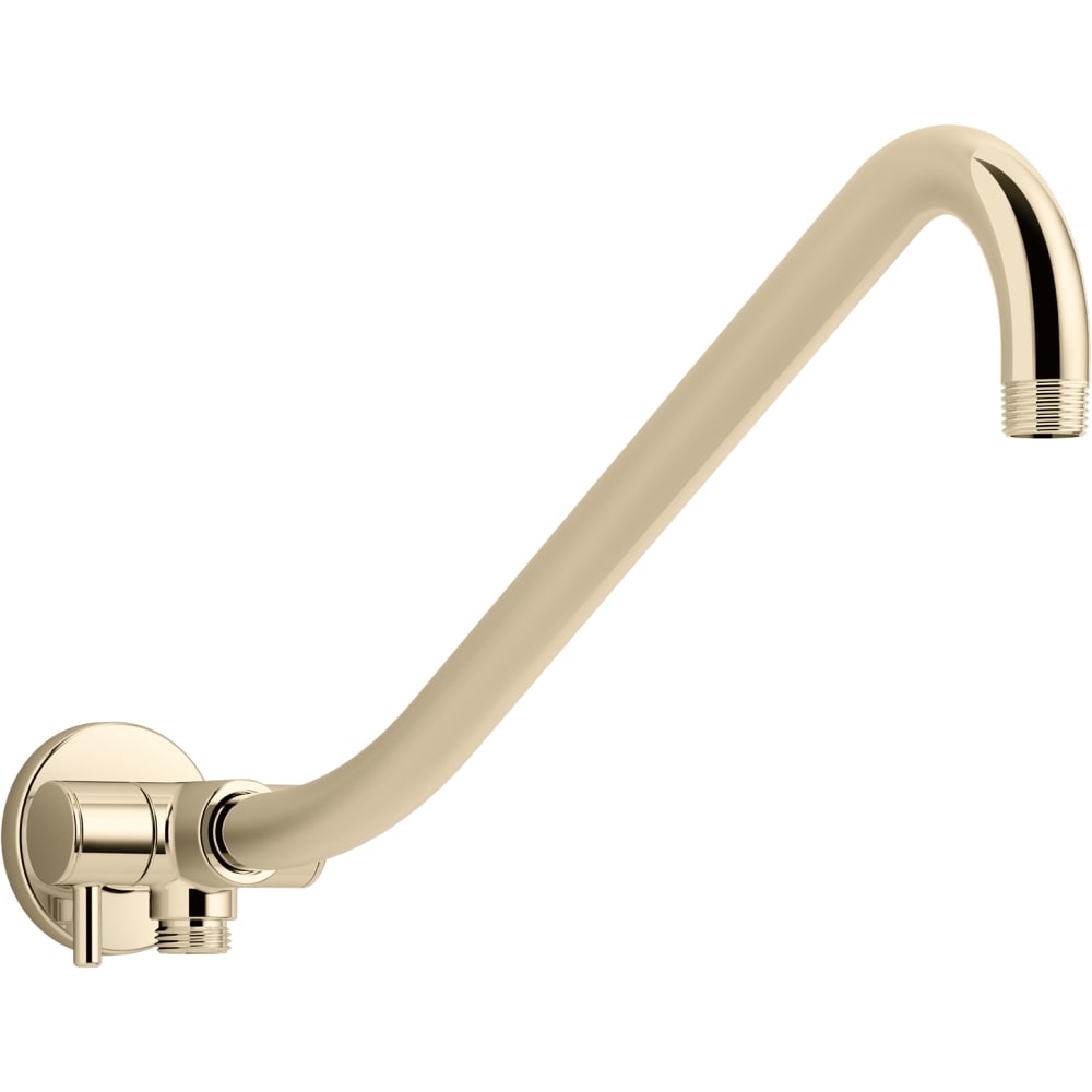 Gooseneck Rainhead Arm with 3-way Diverter