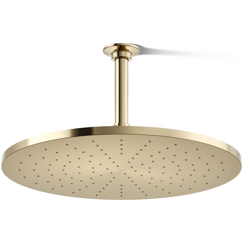 Contemporary Round 14" Single Function 2.5 GPM Rainhead with MasterClean Sprayface and Katalyst Air-Induction Technology