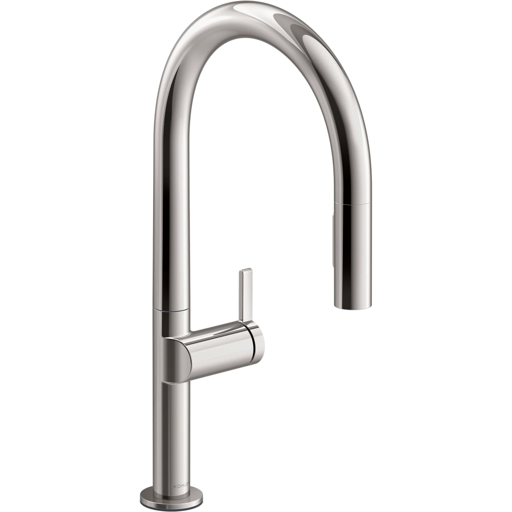 Components 1.5 GPM Single Hole Pull Down Kitchen Faucet with Two Function Sprayhead Featuring DockNetik, ProMotion, and MasterClean Technologies