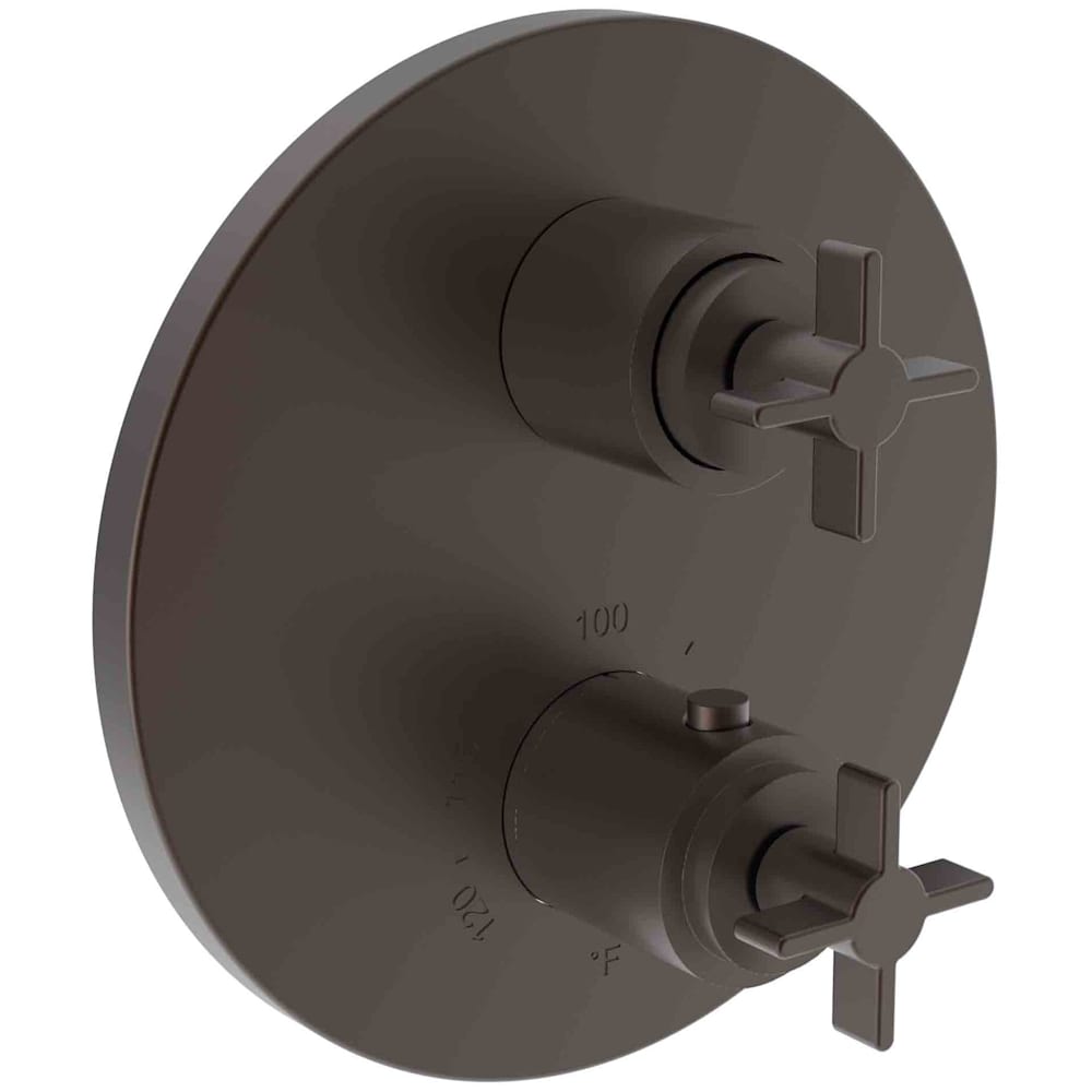 Tolmin Thermostatic Valve Trim Only with 2 Cross Handles - Less Rough In