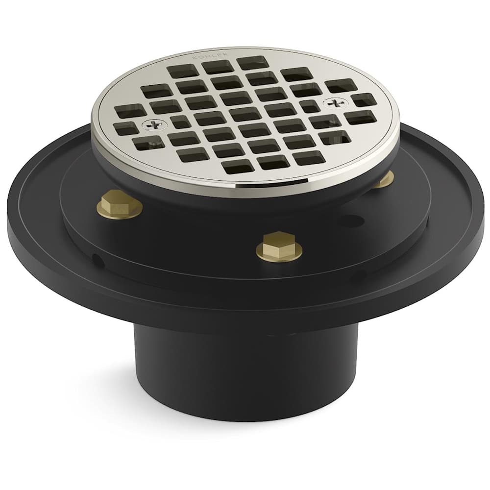 Clearflo Round Brass Tile-in Shower Drain