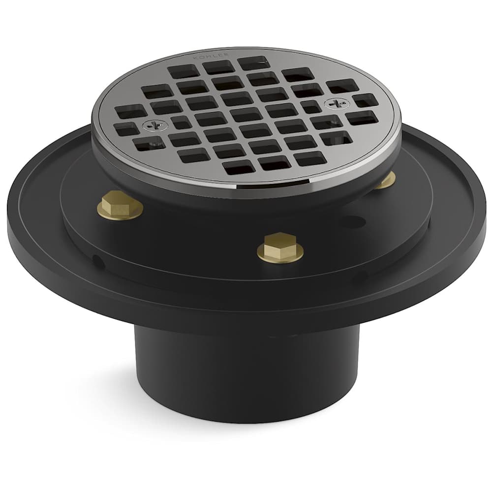 Clearflo Round Brass Tile-in Shower Drain