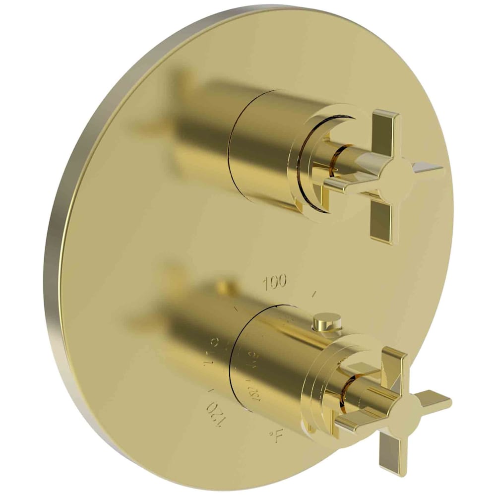 Tolmin Thermostatic Valve Trim Only with 2 Cross Handles - Less Rough In