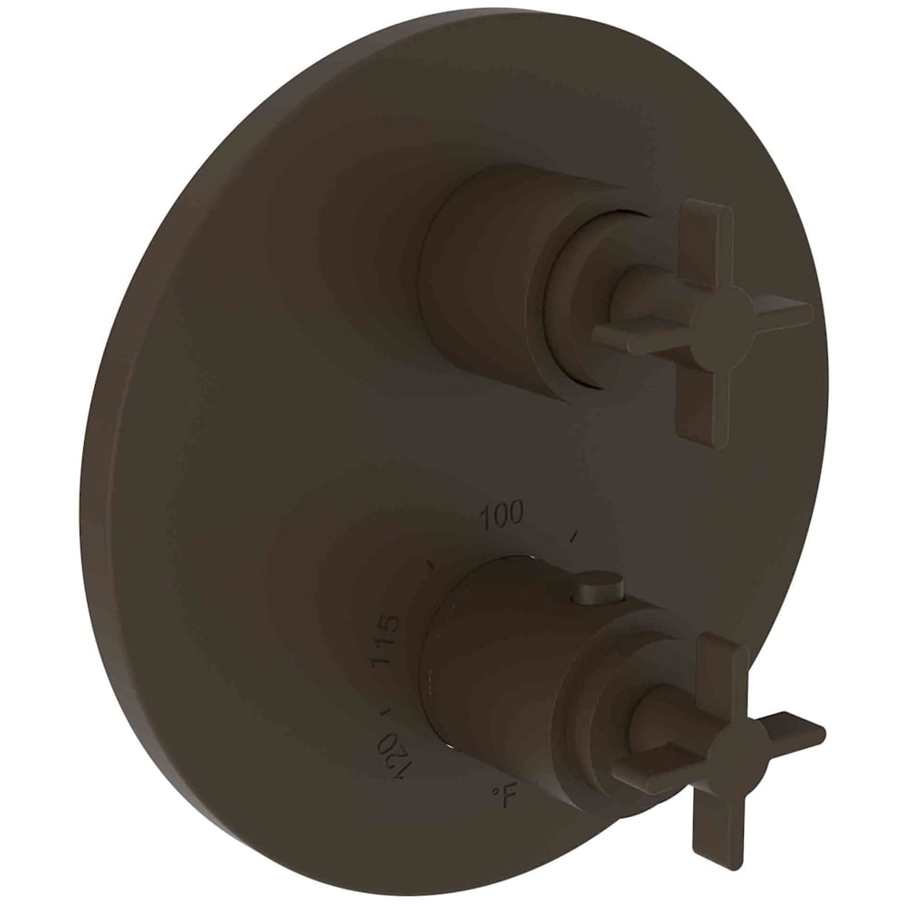 Tolmin Thermostatic Valve Trim Only with 2 Cross Handles - Less Rough In