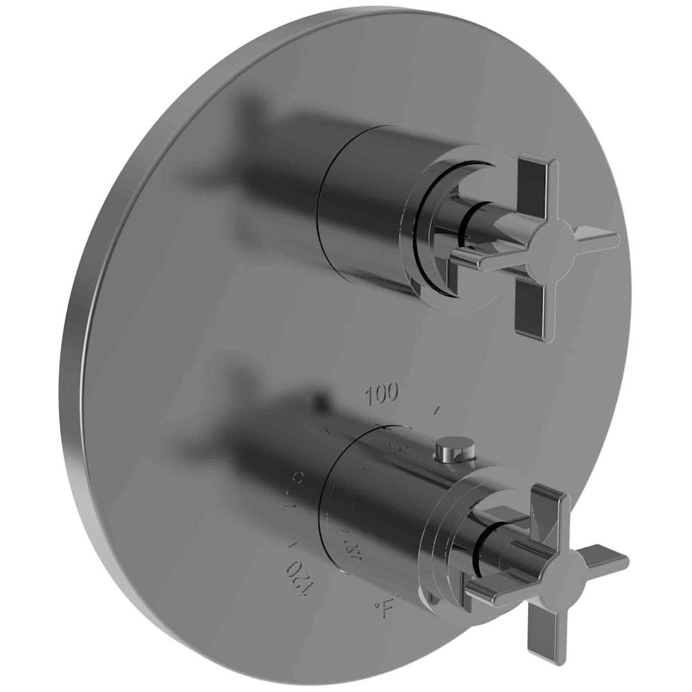 Tolmin Thermostatic Valve Trim Only with 2 Cross Handles - Less Rough In